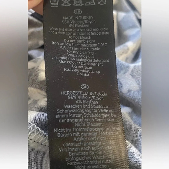 Hobbs London Laurena Botanical Shirt‎ Dress Womens Size 8 (1052) - Picture 10 of 11